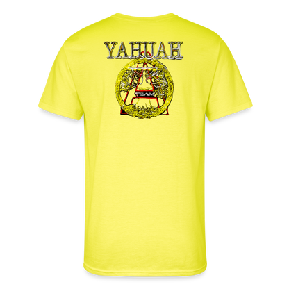 A-Team 01-01 Designer Jerzees Men’s 50/50 T-shirt (10 colors) - neon yellow