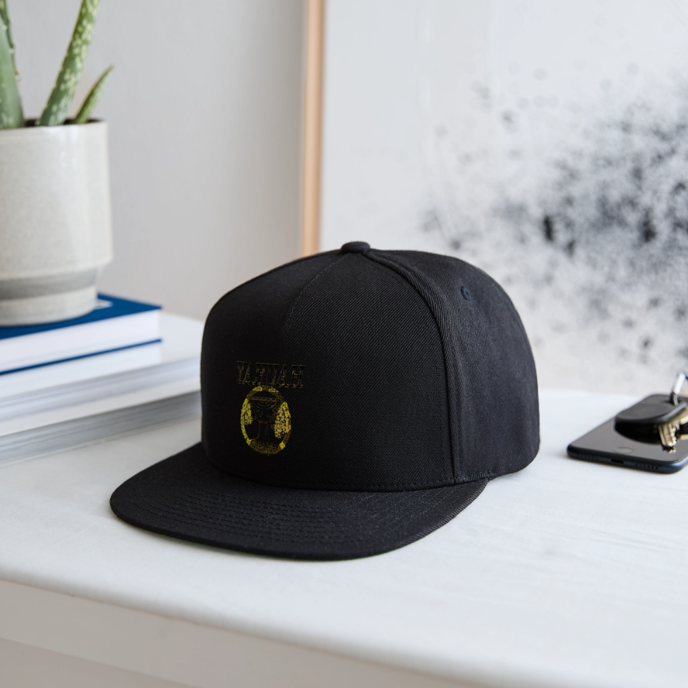 Yahuah Yahusha 04 Designer Sport-Tek Yupoong Snapback Baseball Cap (5 colors) - black