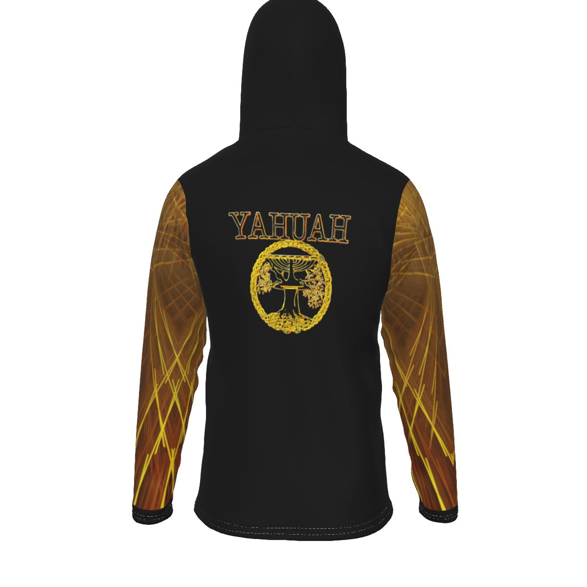 Yahuah: Tree of Life (02-02) - The Firmament Radiance | Men's Hoodie with Face Mask