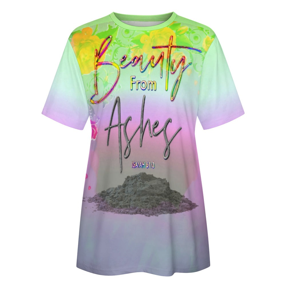 Redemption & Hope 01: Beauty From Ashes Women's Cotton T-shirt (2 styles)