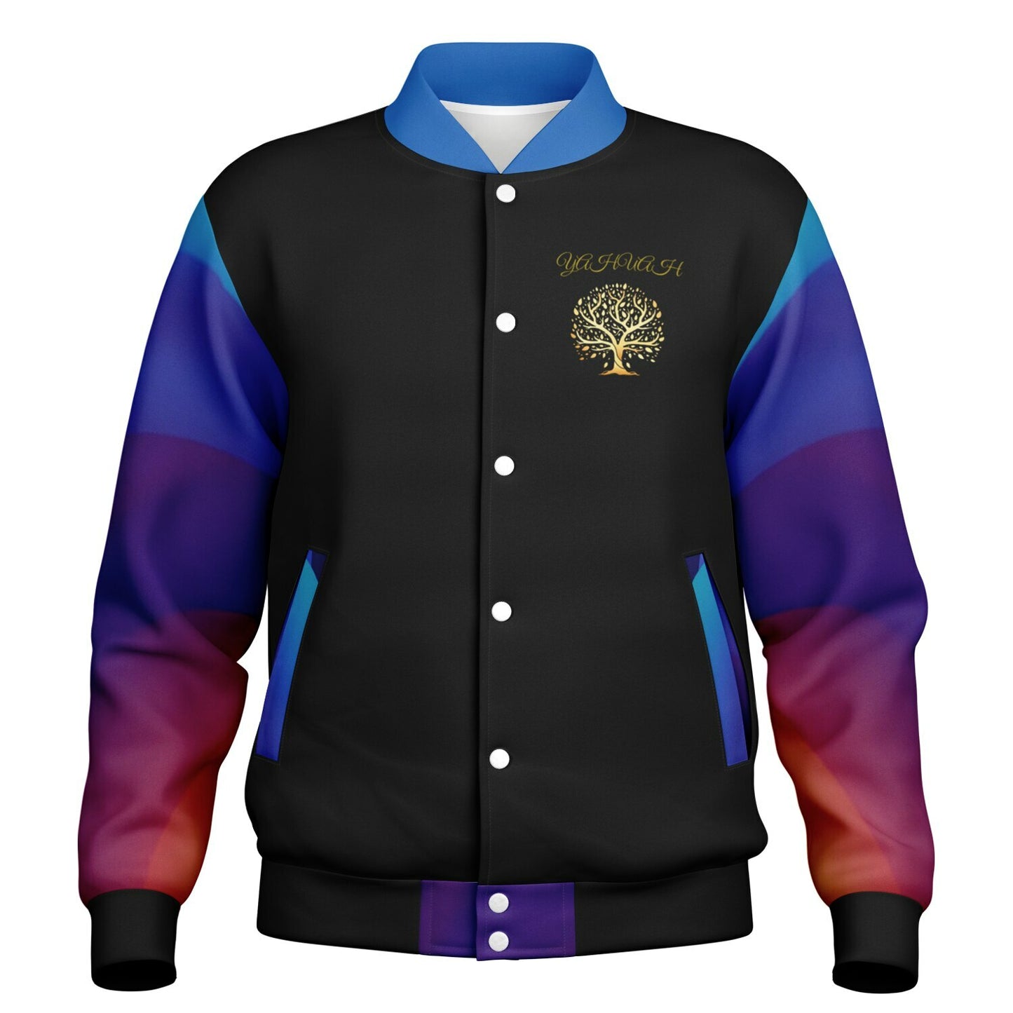 Yahuah: Tree of Life (01-02) - Royal Raiment | Varsity Jacket | Hebrew Streetwear