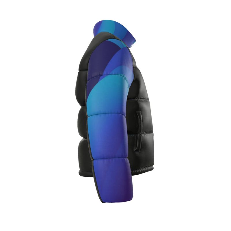 Yahuah: Tree of Life (01-02) - Royal Raiment | Men's Stand Collar Puffer Jacket