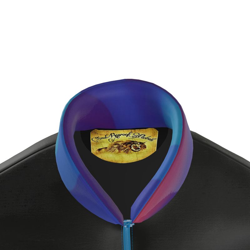 Yahuah: Tree of Life (01-02) - Royal Raiment | Men's Stand Collar Puffer Jacket