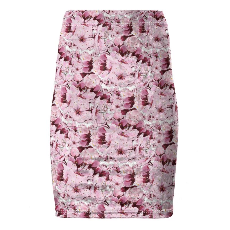 TRP Floral Prints (01): Sakura Symphony (01-01) | Pencil Skirt