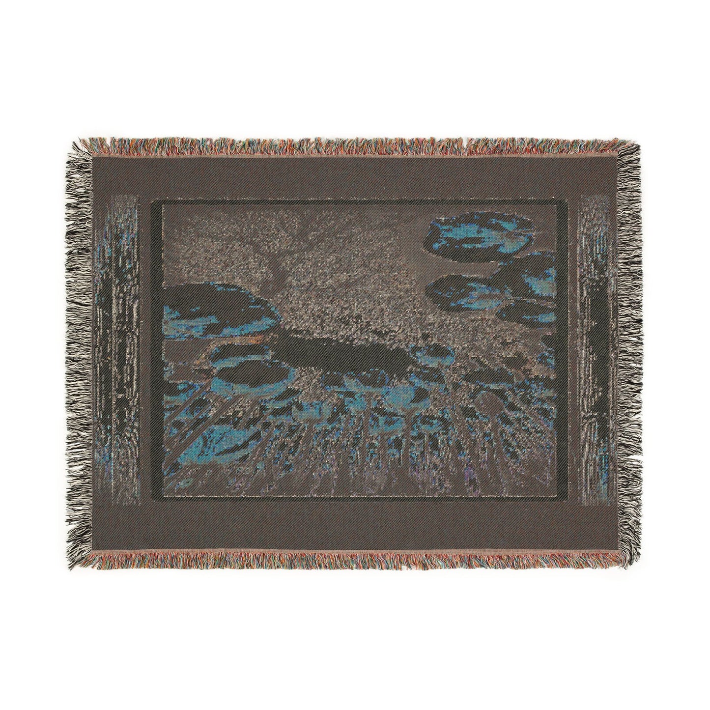 The Garden Beyond the Winter™ | Woven Art Throw Blanket | 3 Sizes