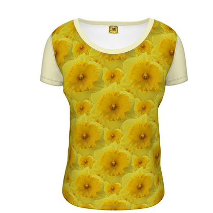 TRP Floral Prints (09): Radiant Tulips Revealed | Scoop-Neck T-Shirt