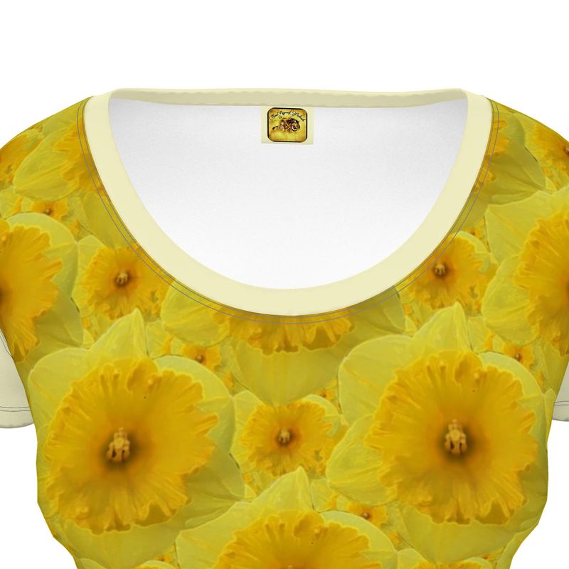 TRP Floral Prints (09): Radiant Tulips Revealed | Scoop-Neck T-Shirt