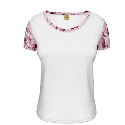 TRP Floral Prints (01): Sakura Symphony (01-01) | Scoop-Neck T-Shirt