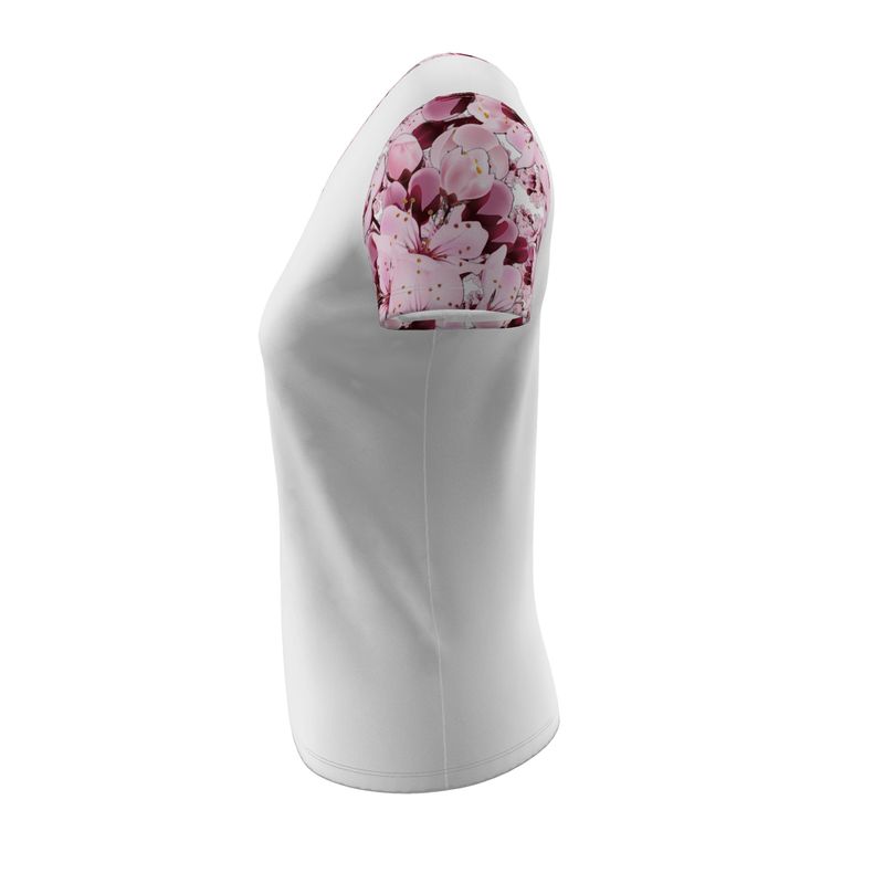 TRP Floral Prints (01): Sakura Symphony (01-01) | Scoop-Neck T-Shirt