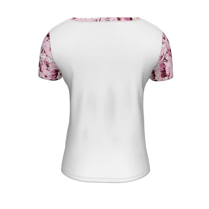 TRP Floral Prints (01): Sakura Symphony (01-01) | Scoop-Neck T-Shirt