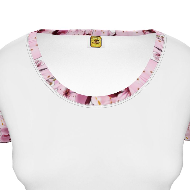 TRP Floral Prints (01): Sakura Symphony (01-01) | Scoop-Neck T-Shirt