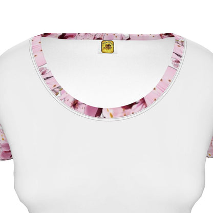 TRP Floral Prints (01): Sakura Symphony (01-01) | Scoop-Neck T-Shirt