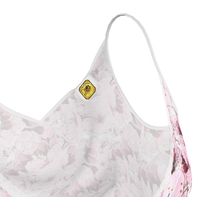 TRP Floral Prints (01): Sakura Symphony (01-01) | Lace Trim Cami