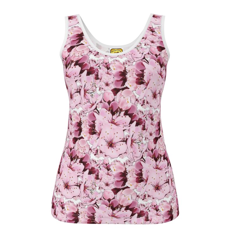 TRP Floral Prints (01): Sakura Symphony (01-01) | Cotton Jersey Tank Top