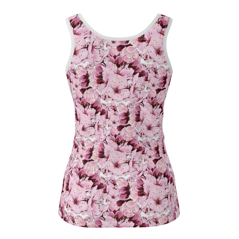 TRP Floral Prints (01): Sakura Symphony (01-01) | Cotton Jersey Tank Top
