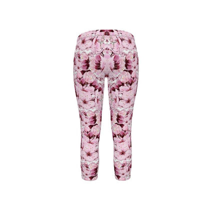 TRP Floral Prints (01): Sakura Symphony (01-01) | Capri Leggings