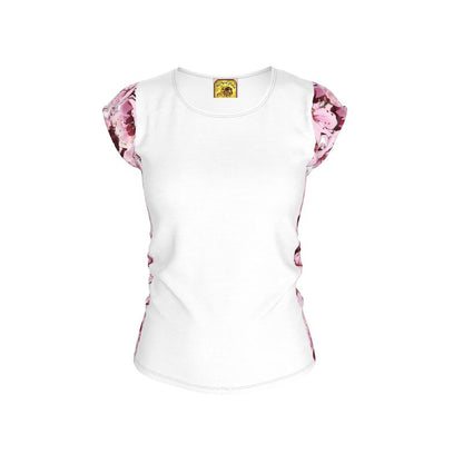 TRP Floral Prints (01): Sakura Symphony (01-01) | Cap Sleeve Tee