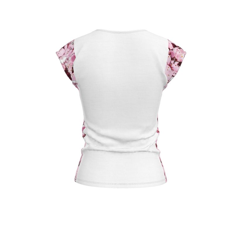 TRP Floral Prints (01): Sakura Symphony (01-01) | Cap Sleeve Tee