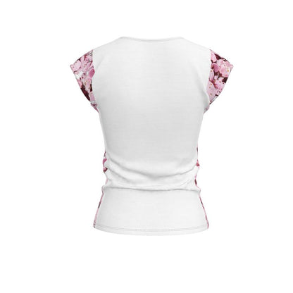 TRP Floral Prints (01): Sakura Symphony (01-01) | Cap Sleeve Tee