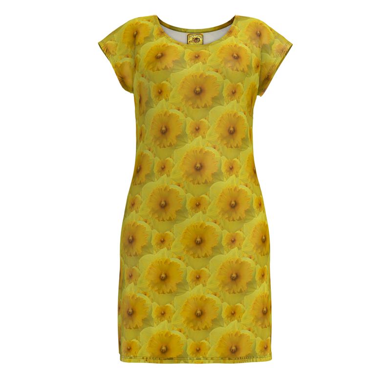 TRP Floral Prints (09): Radiant Tulips Revealed | Tunic T-Shirt Dress