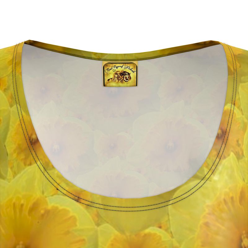 TRP Floral Prints (09): Radiant Tulips Revealed | Tunic T-Shirt Dress