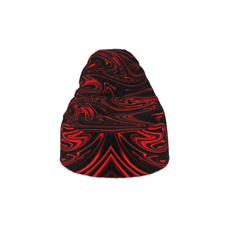 Flow (01-01): Ember, The Refining Fire | Bean Bag Chair | Luxury Suede Seating