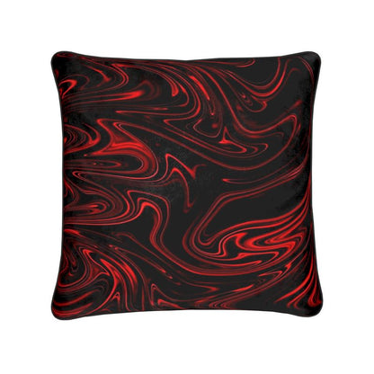 Flow (01-01): Ember, The Refining Fire | Luxury Soft Velvet Throw Pillow