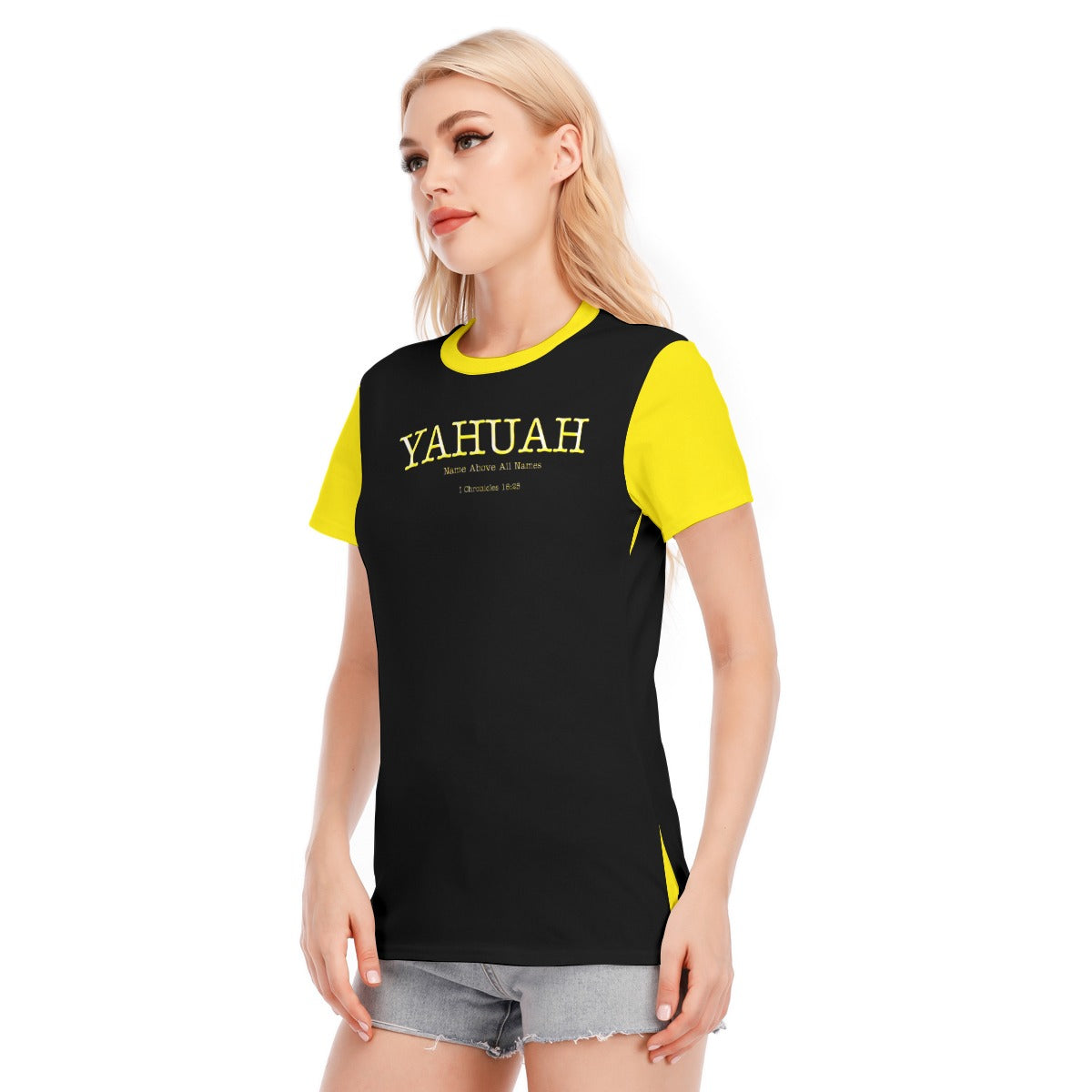 Yahuah: Name Above All Names (02-02) | Women's Cotton Tee