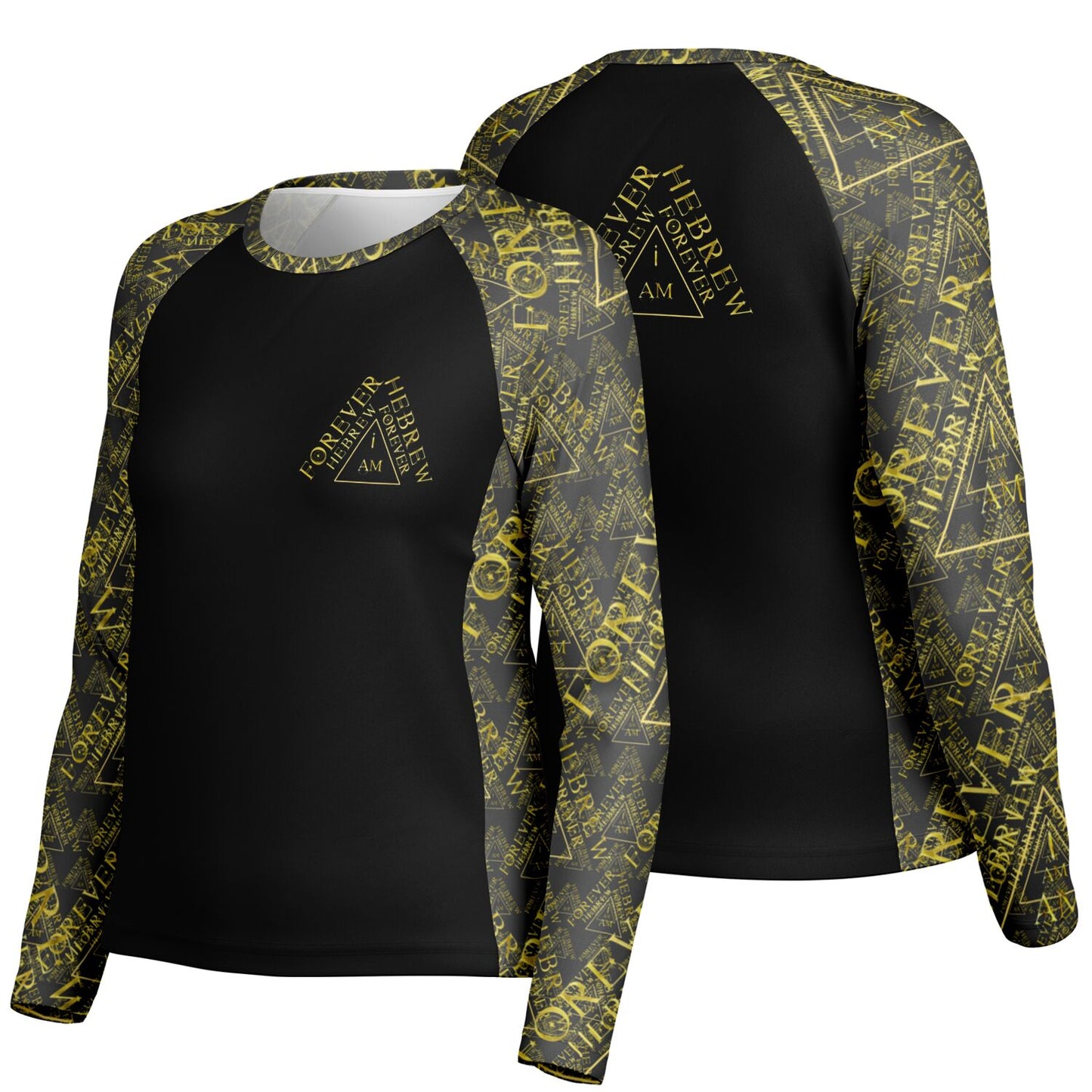 I AM HEBREW 03-01 Women's Long Sleeve Raglan T-Shirt
