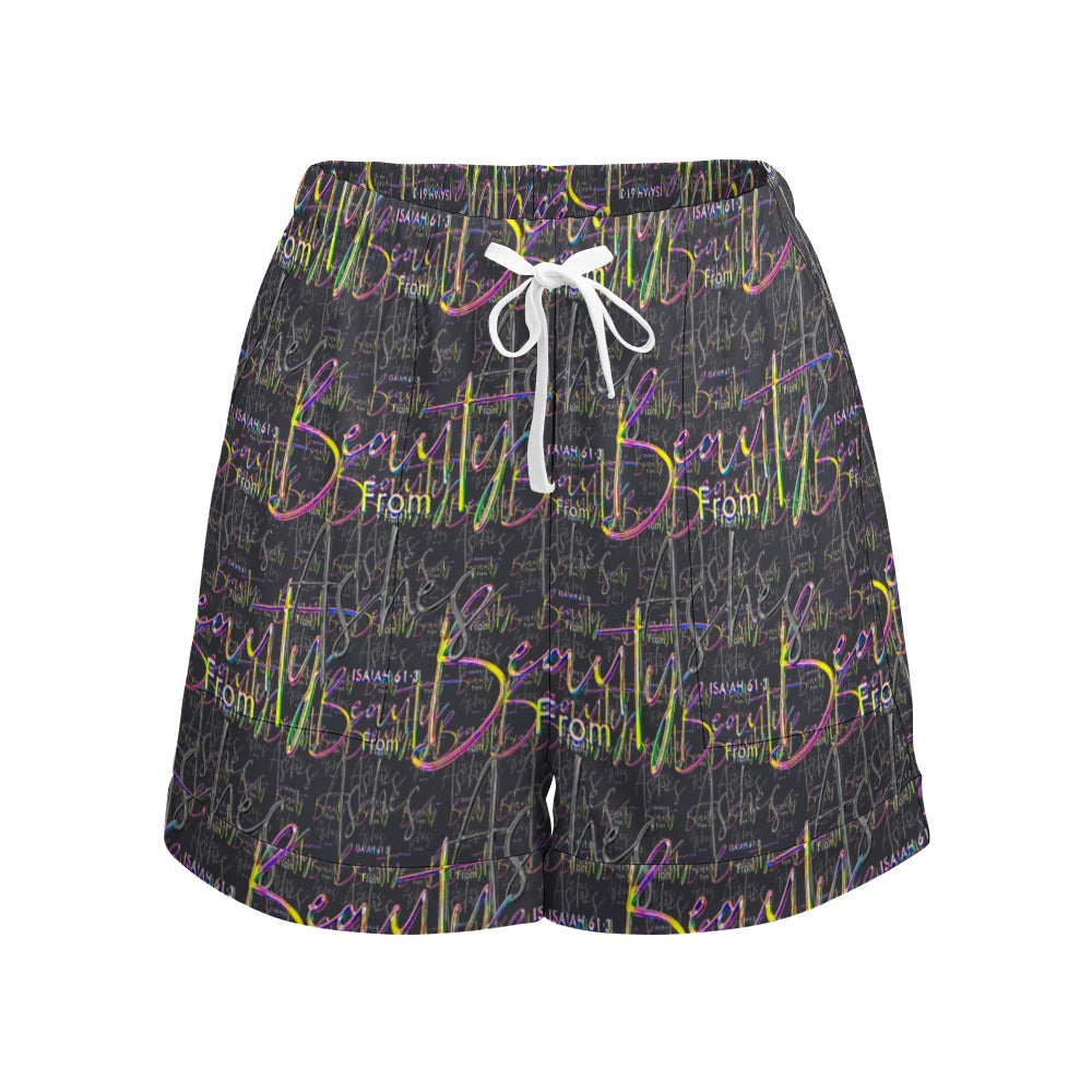Redemption & Hope 01: Beauty From Ashes Women's Jogger Shorts