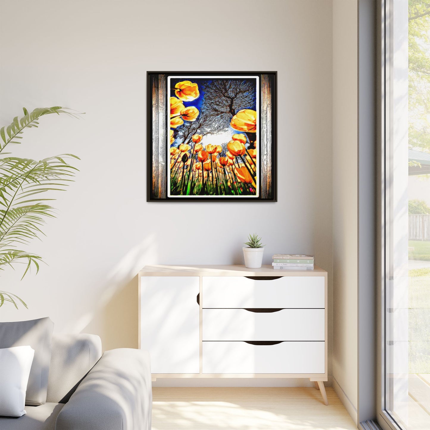The Garden Beyond the Winter™ | Framed Gallery Canvas Print