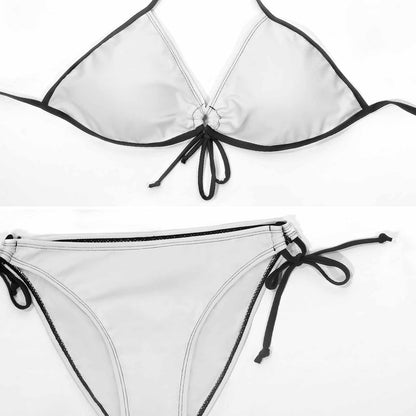 TRP Floral Prints (10): Graceful Jasmine Vine (01–01) | Plus-Size Halter-Neck Lace-Up Bikini
