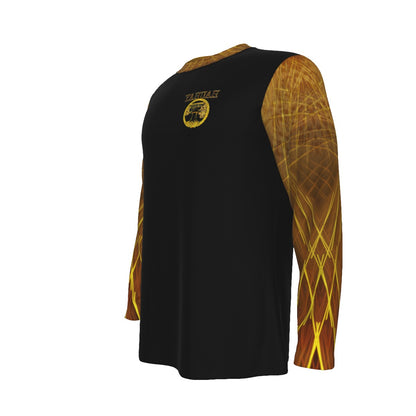 Yahuah: Tree of Life (02-02) - The Firmament Radiance | Men's Long Sleeve Cotton Tee