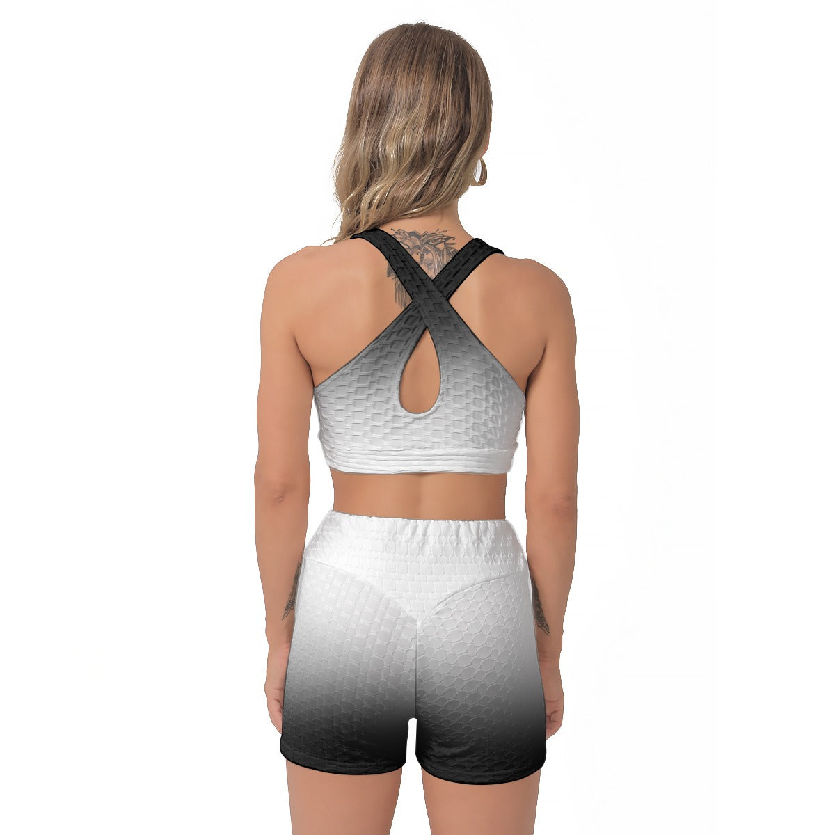 "Fly Solo" Night/Day | Sports Bra and Legging Shorts