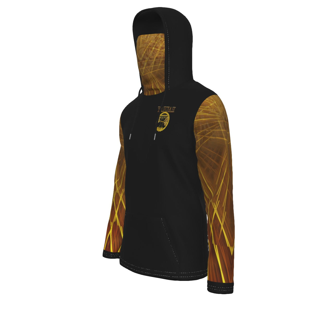 Yahuah: Tree of Life (02-02) - The Firmament Radiance | Men's Hoodie with Face Mask