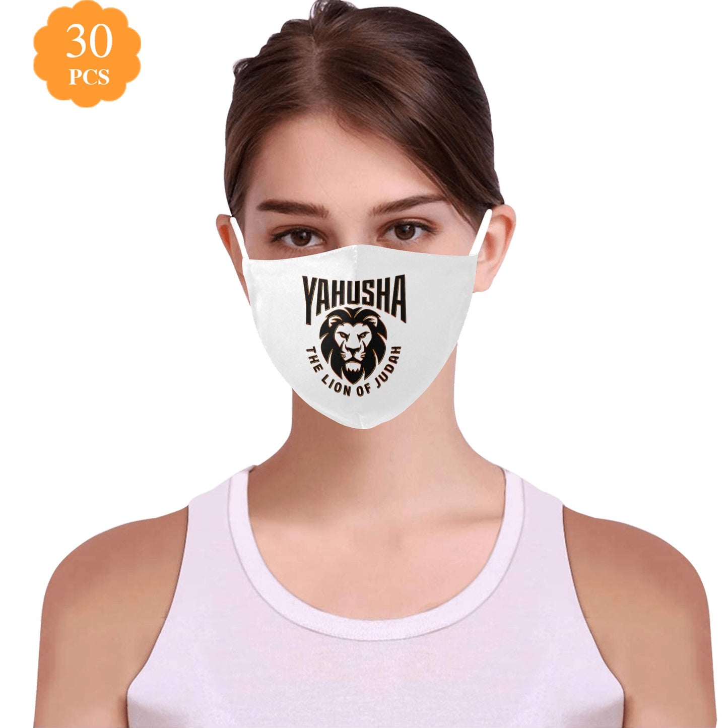Yahusha: The Lion of Judah (02) | Cotton Face Mask + 30 filters