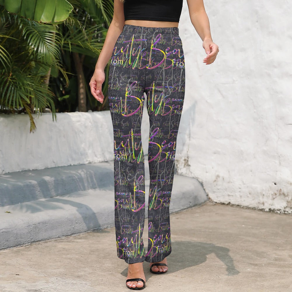 Redemption & Hope 01: Beauty From Ashes Designer Flare Leggings