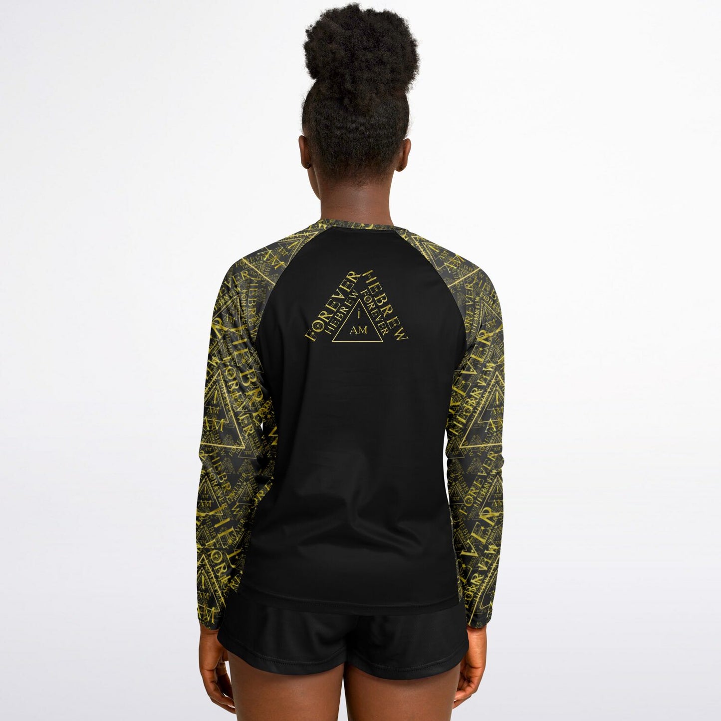I AM HEBREW 03-01 Women's Long Sleeve Raglan T-Shirt