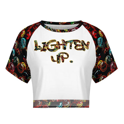 "Lighten Up" (01) | Raglan Crop Top