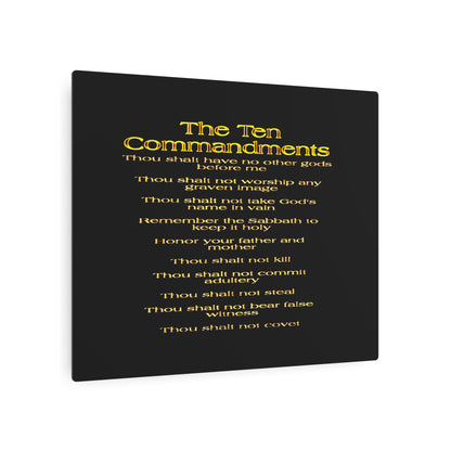 The Ten Commandments Vol. 1 | Horizontal Metal Print