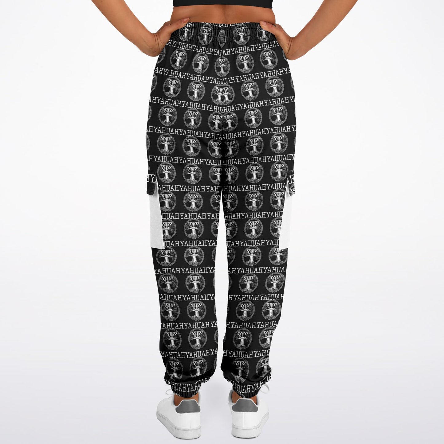 Yahuah: Tree of Life (02-05) - The Dualism Refined | Unisex Triblend Fleece Cargo Joggers