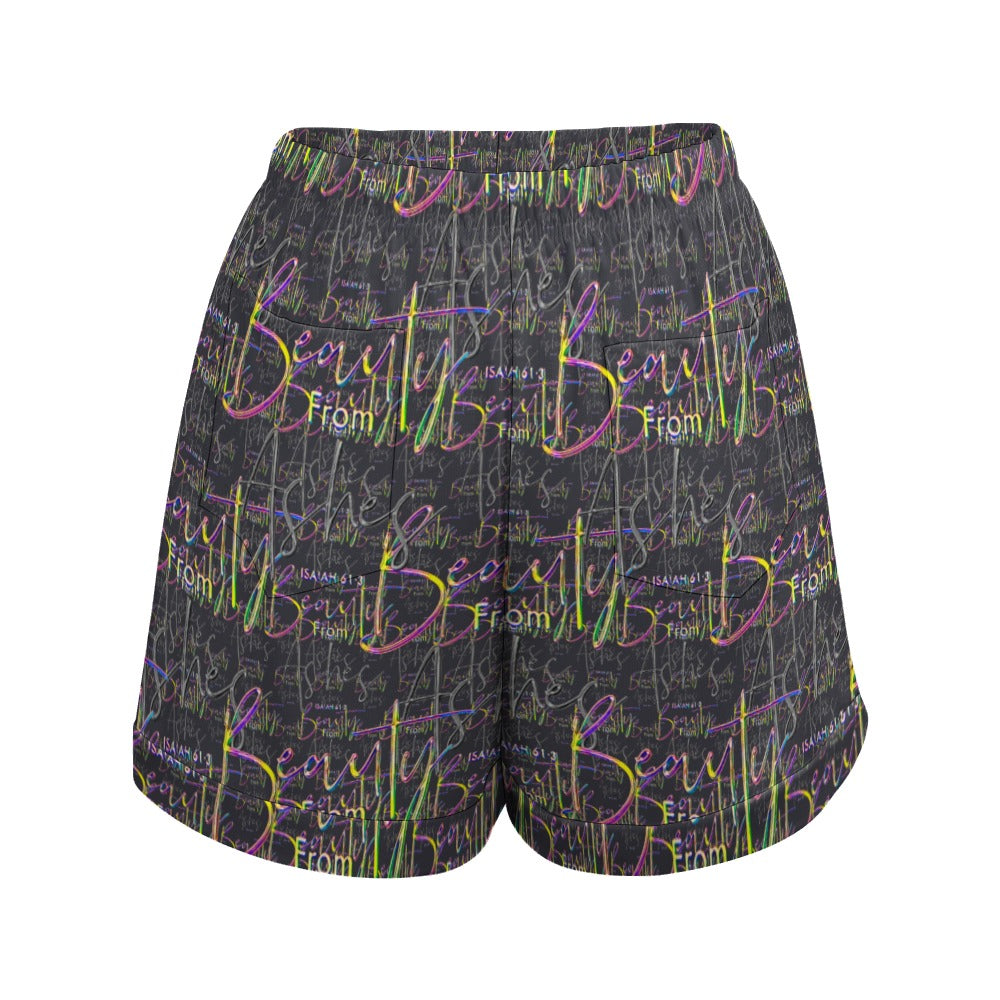 Redemption & Hope 01: Beauty From Ashes Women's Jogger Shorts
