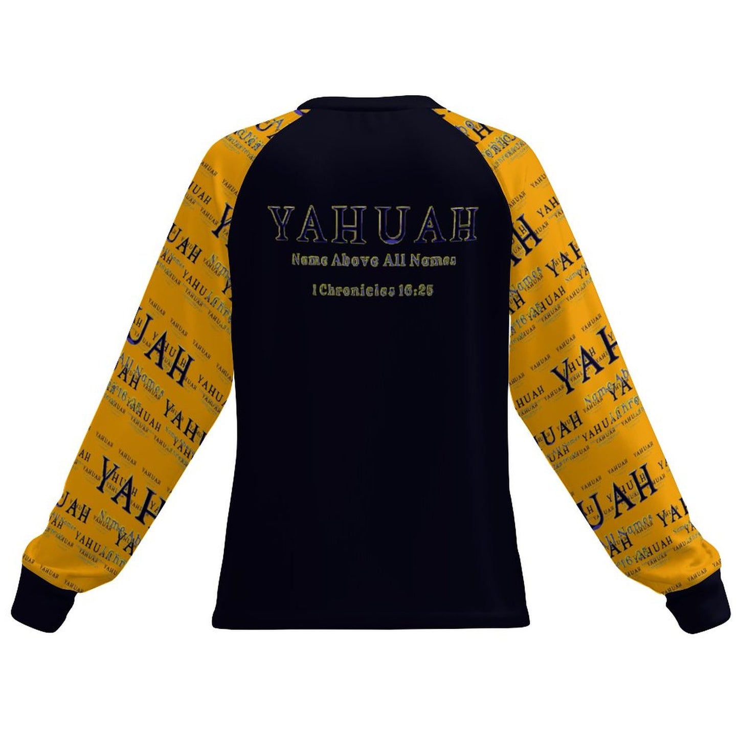 Yahuah: Name Above All Names (02-01) | Women's Long Sleeve Raglan Tee