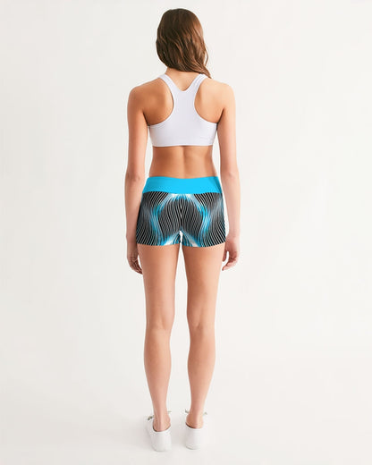 Orot (The Lights) Series (01-03): Mayim Chayim (Living Waters) | Mid Rise Yoga Shorts