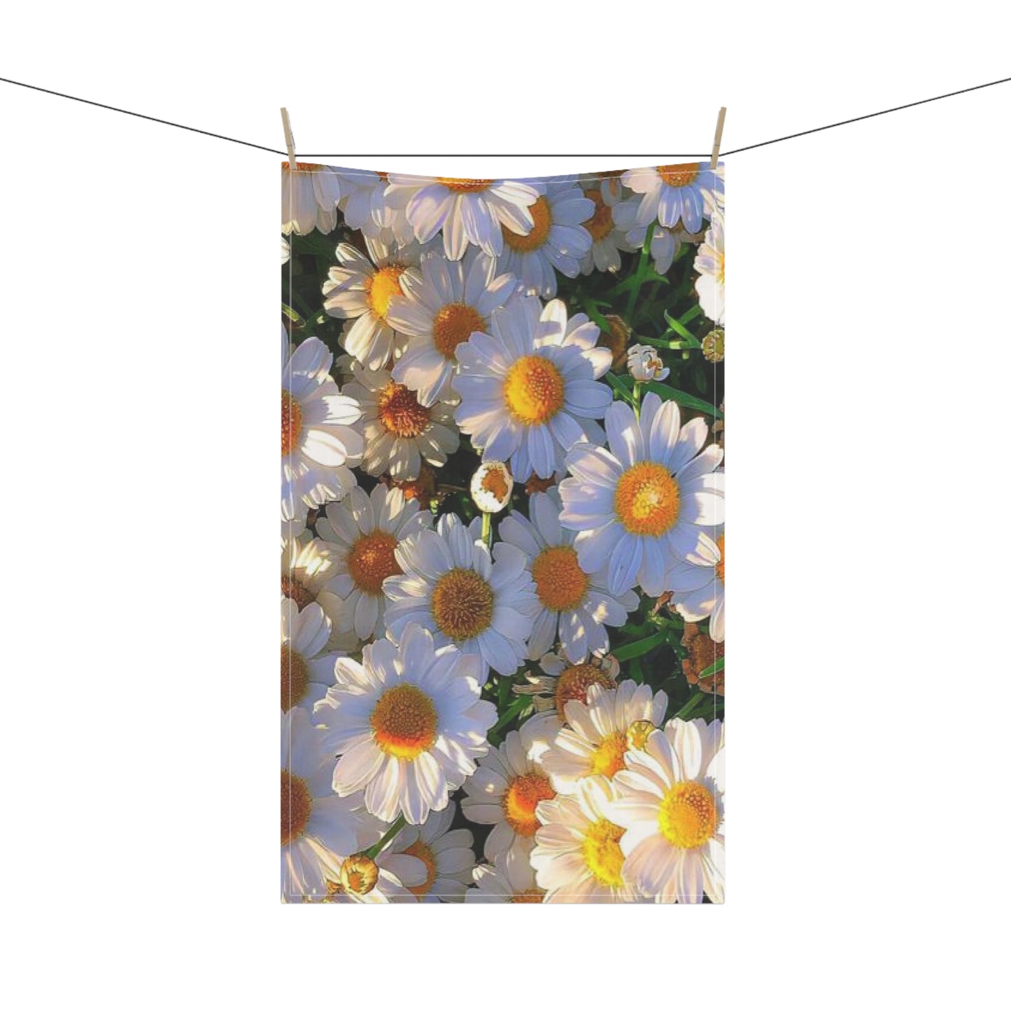 Sun-Kissed Meadow Tea Towel — Floral Kitchen Hand Towel