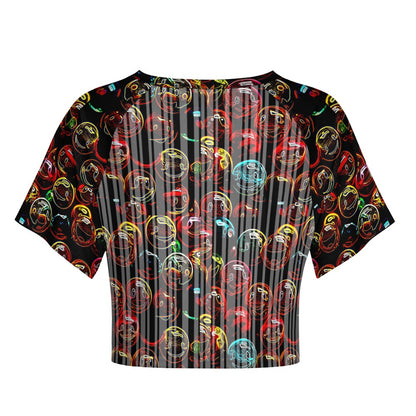 "Lighten Up" (01) | Raglan Crop Top