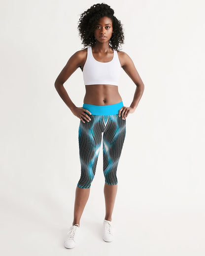 Orot (The Lights) Series (01-03): Mayim Chayim (Living Waters) | Mid-Rise Yoga Capris