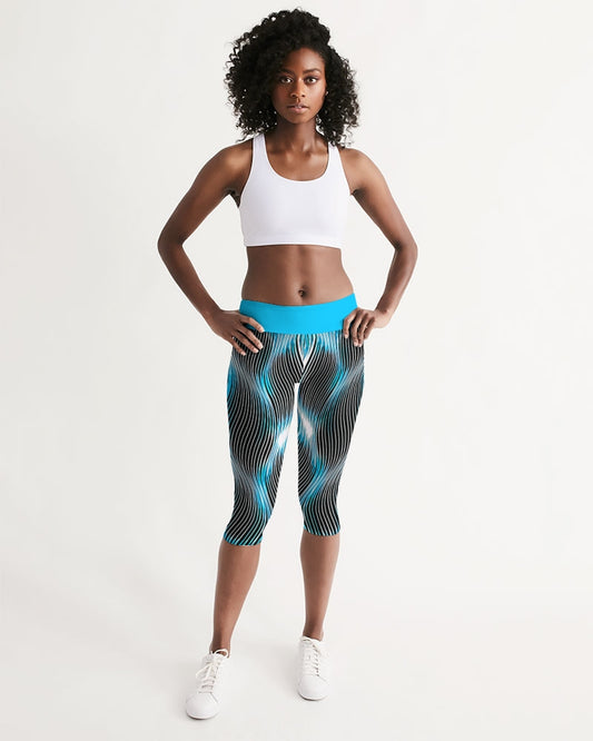 Orot (The Lights) Series (01-03): Mayim Chayim (Living Waters) | Mid-Rise Yoga Capris