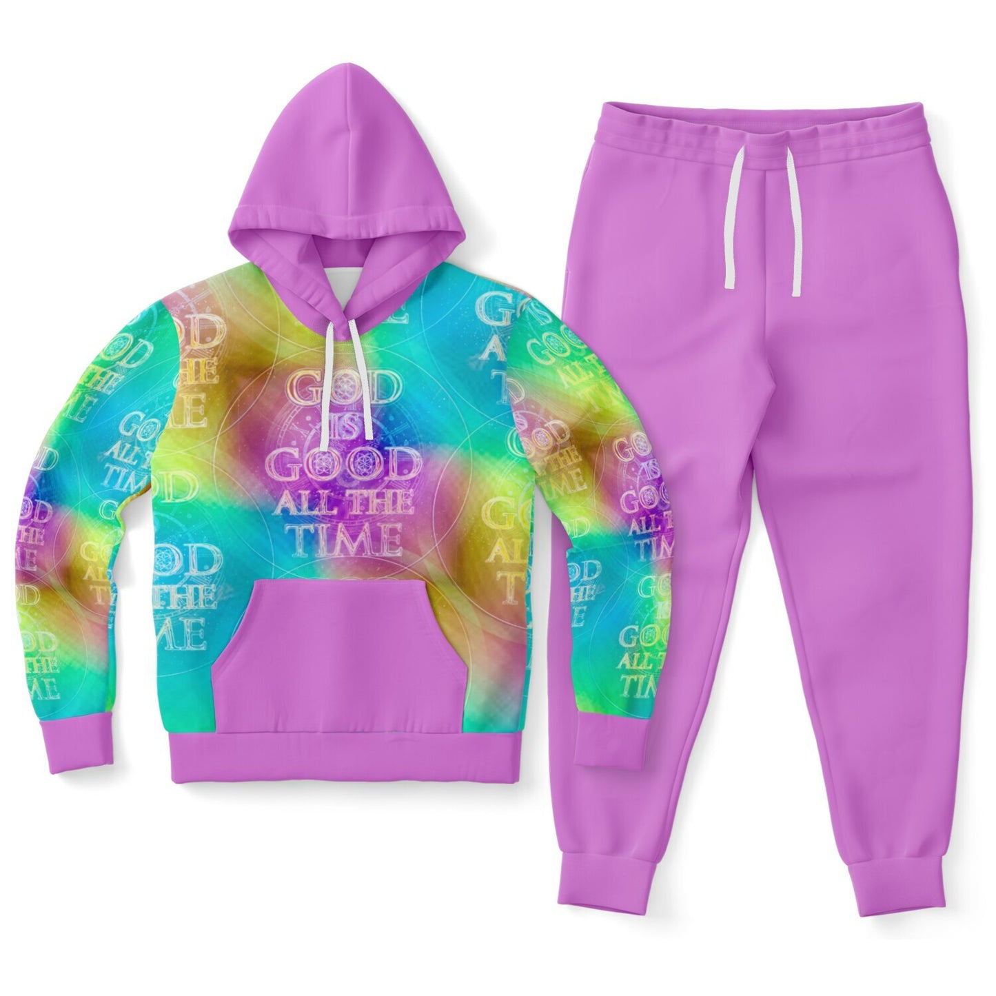 God is Good All the Time (01-02) | Women's Triblend Fleece Sweatsuit