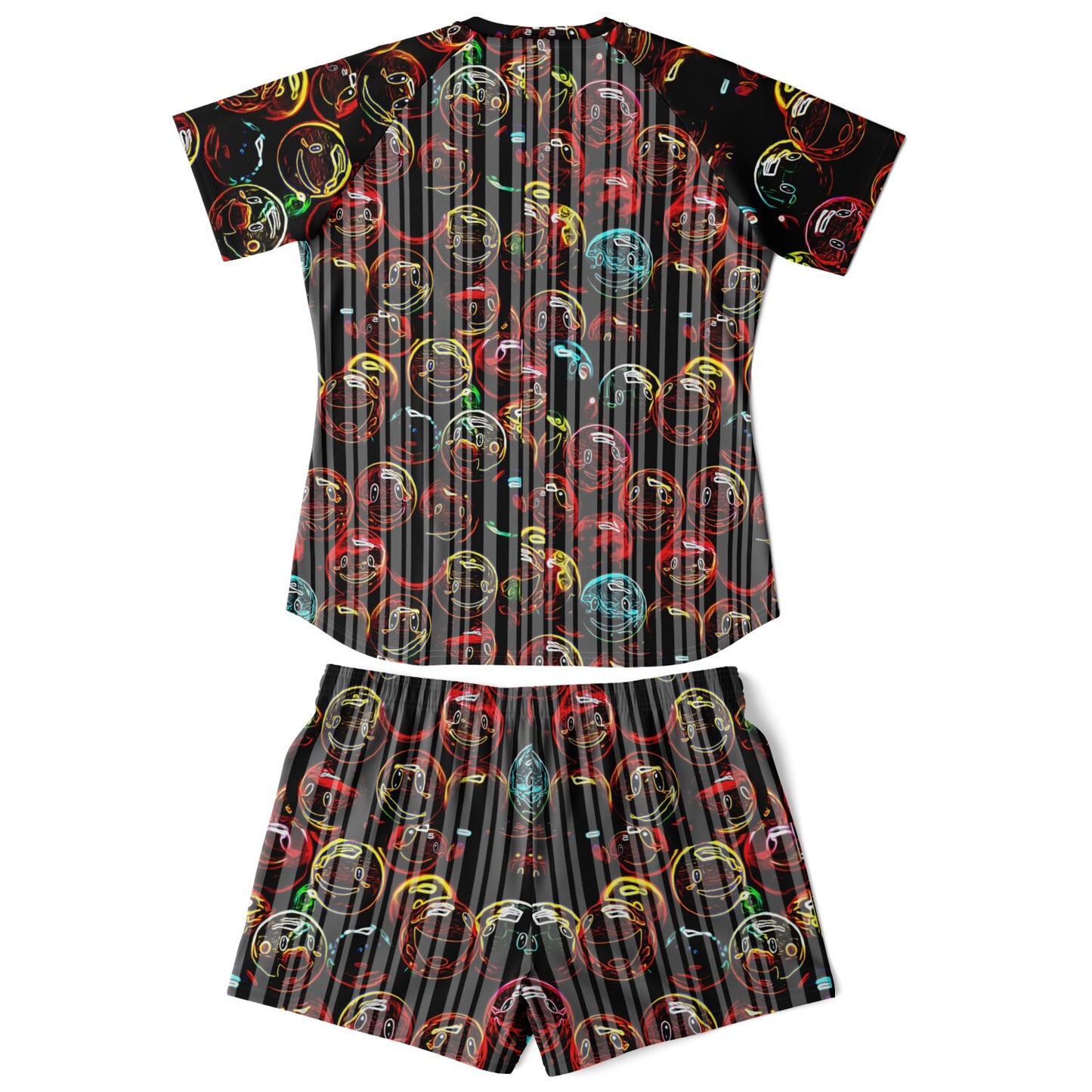 "Lighten Up" (01) | Raglan Tee & Shorts Set